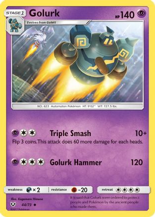 Golurk (44/73) Reverse Holofoil [SM: Shining Legends] Pokemon Single Pokémon
