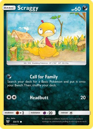 Scraggy (50/73) [SM: Shining Legends] Pokemon Single Pokémon