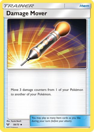 Damage Mover (/73) Reverse Holofoil [SM: Shining Legends] Pokemon Single Pokémon