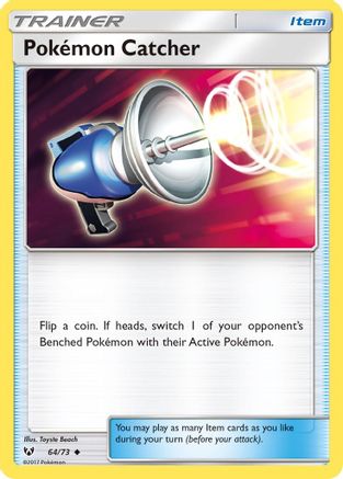 Pokemon Catcher (64/73) Reverse Holofoil [SM: Shining Legends] Pokemon Single Pokémon