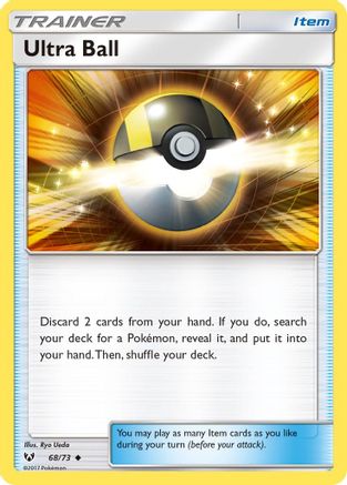 Ultra Ball (68/73) Reverse Holofoil [SM: Shining Legends] Pokemon Single Pokémon