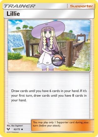 Lillie (62/73) Reverse Holofoil [SM: Shining Legends] Pokemon Single Pokémon