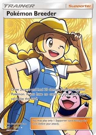 Pokemon Breeder (Full Art) (73/73) Holofoil [SM: Shining Legends] Pokemon Single Pokémon