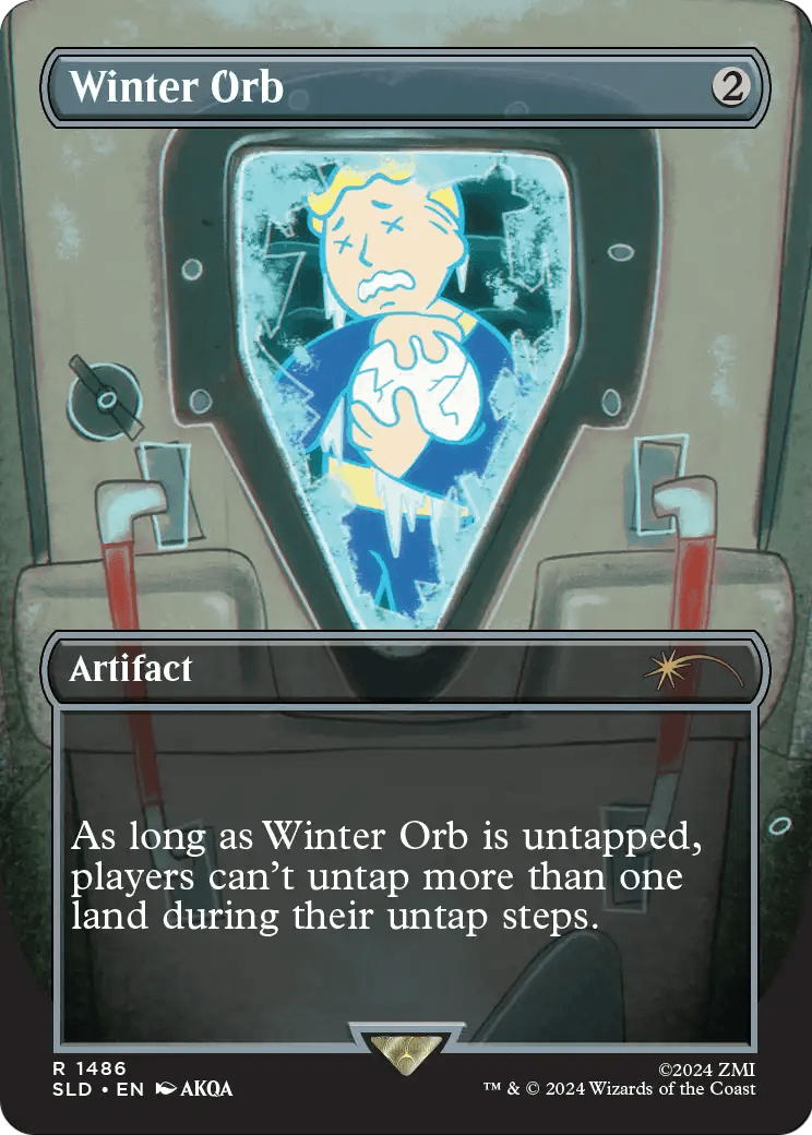 Winter Orb (1486) (SLD-1486) [Secret Lair] Drop (Borderless) MTG Single Wizards of the Coast