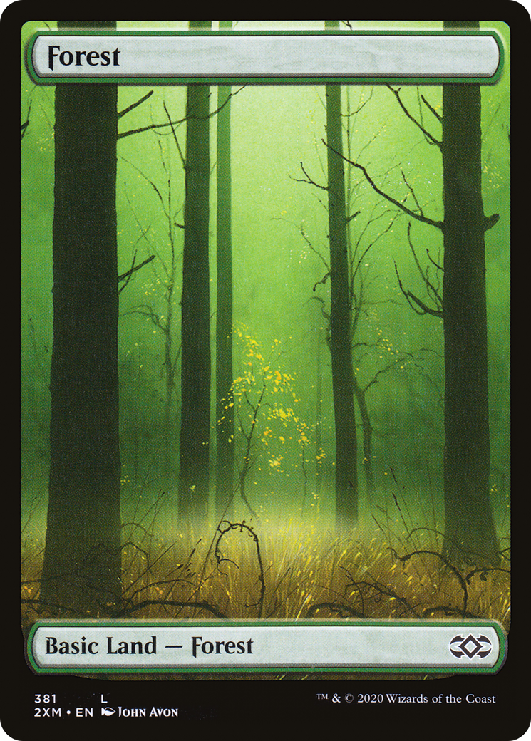 Forest (2XM-381) [Double Masters] MTG Single Wizards of the Coast