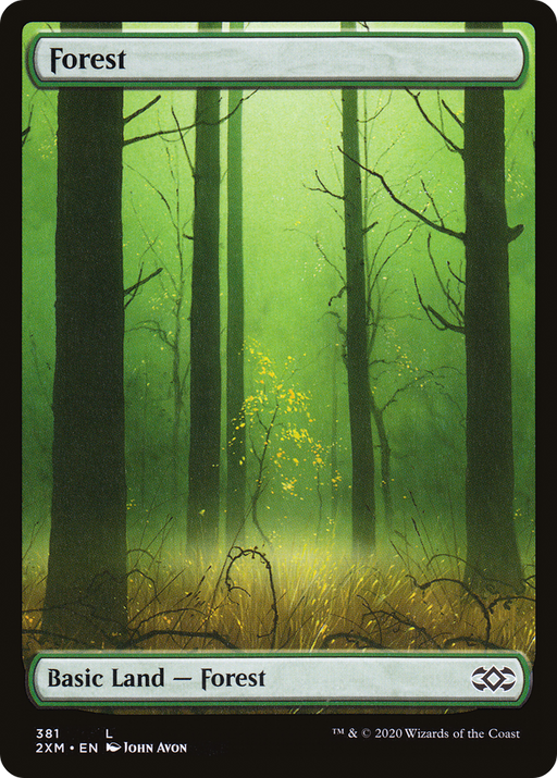 Forest (2XM-381) [Double Masters] MTG Single Wizards of the Coast