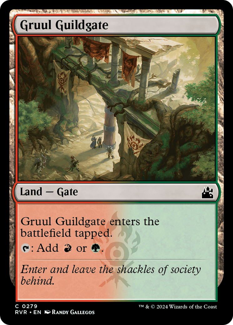 Gruul Guildgate (RVR-279) [Ravnica Remastered] MTG Single Wizards of the Coast