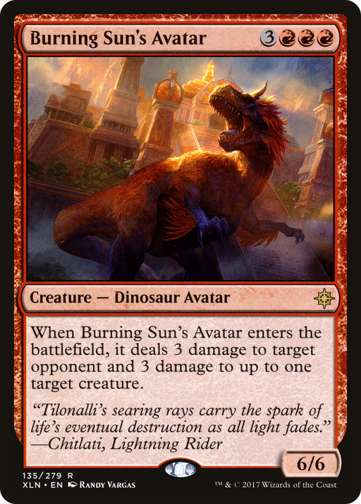 Burning Sun's Avatar (XLN-135) [Ixalan] MTG Single Wizards of the Coast