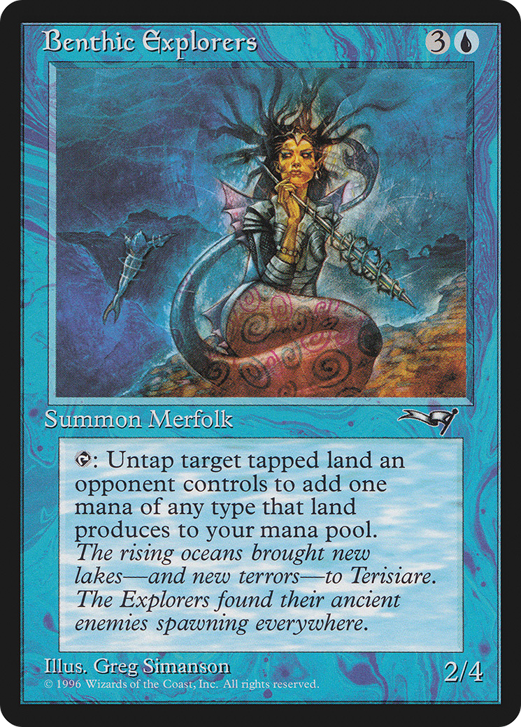 Benthic Explorers (ALL-24A) [Alliances] MTG Single Wizards of the Coast