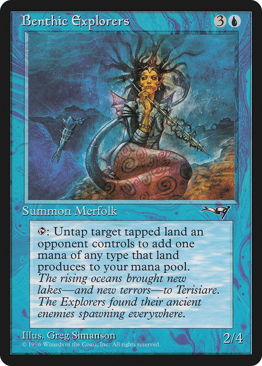 Benthic Explorers (ALL-24A) [Alliances] MTG Single Wizards of the Coast