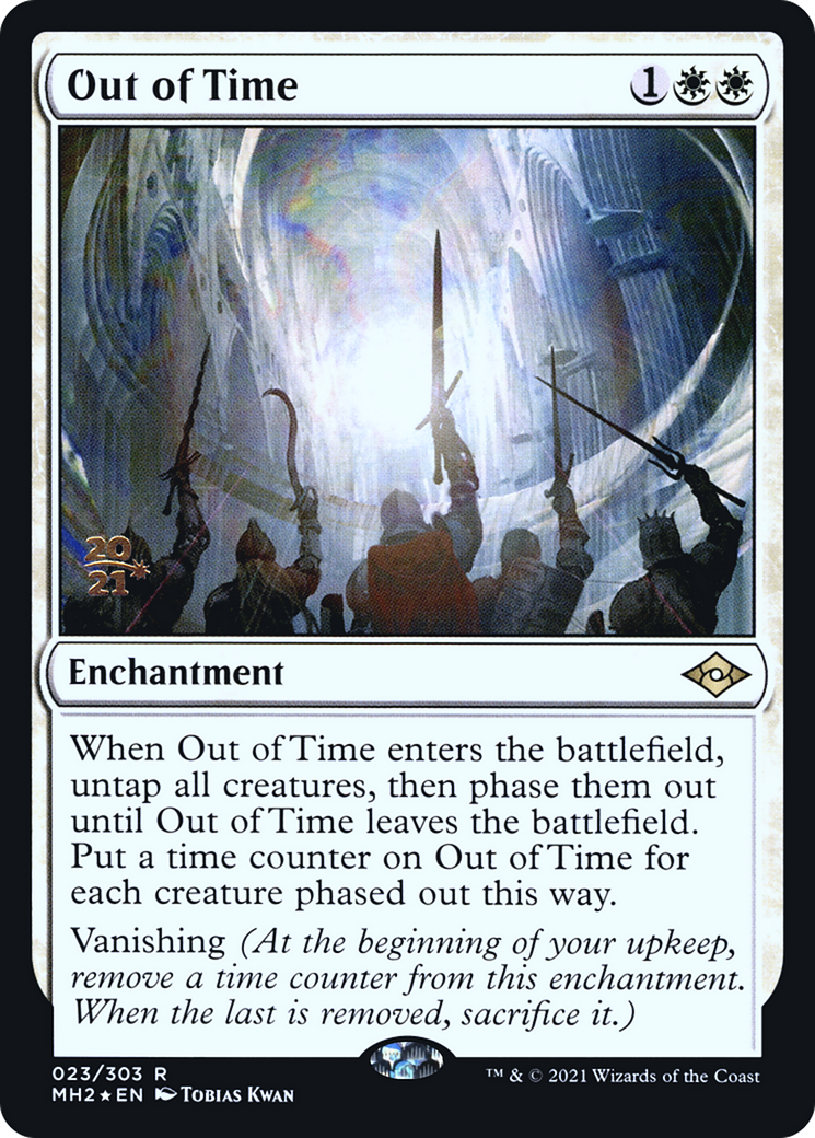Out of Time (PRE-023) [Modern Horizons 2 Promos] Foil MTG Single Wizards of the Coast