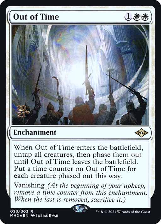 Out of Time (PRE-023) [Modern Horizons 2 Promos] Foil MTG Single Wizards of the Coast