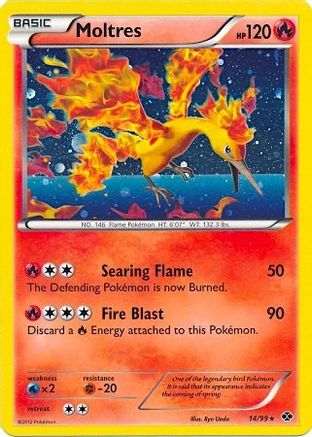 Moltres - 14/99 (Next Destinies) () Holofoil [Misc: Blister Exclusives] Pokemon Single Pokémon