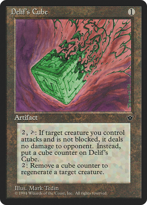 Delif's Cube (FEM-) [Fallen Empires] MTG Single Wizards of the Coast