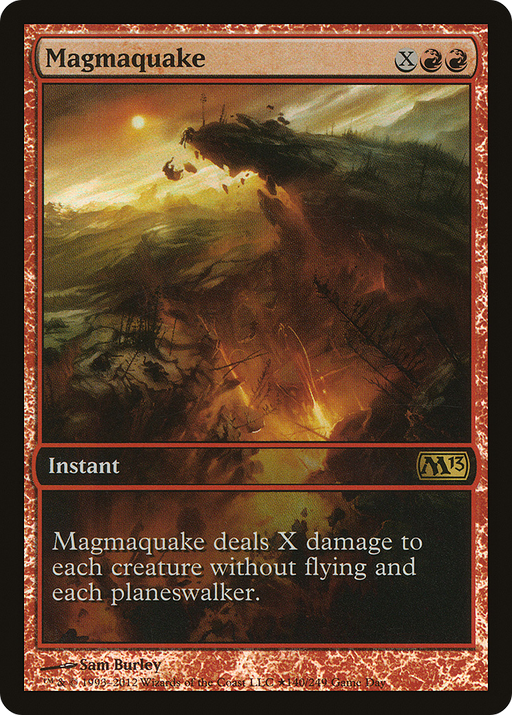 Magmaquake (GAME-140) [Magic 2013 Promos] Foil MTG Single Wizards of the Coast