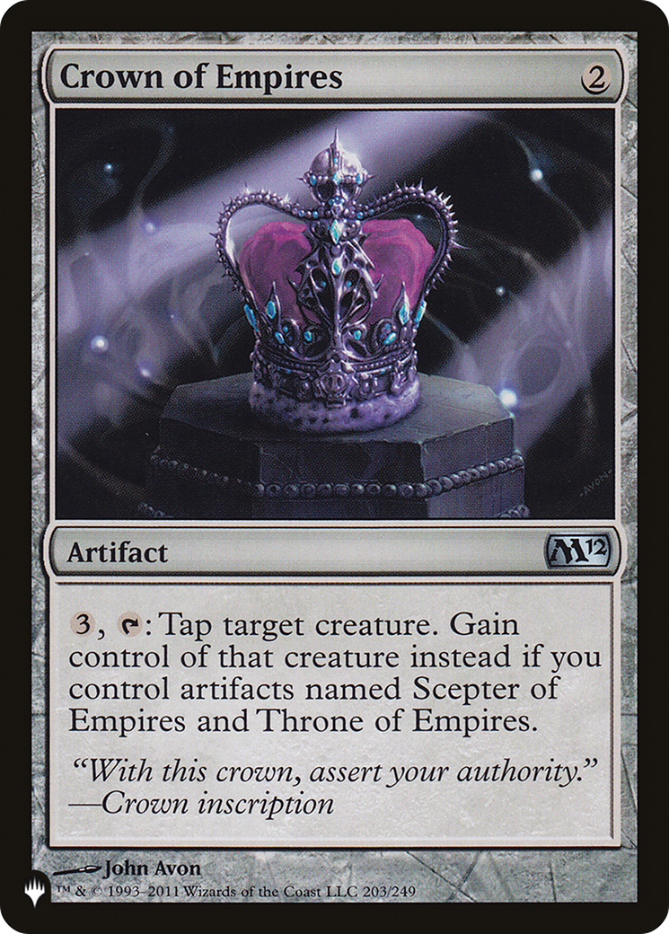Crown of Empires (LIST-M12-203) [Mystery Booster] The List MTG Single Wizards of the Coast