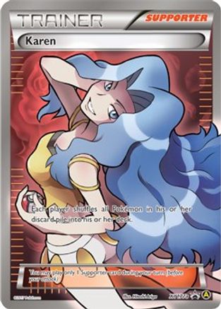 Karen - XY177a (XY177a/211) Holofoil [Promos: Alternate Art Promos] Pokemon Single Pokémon
