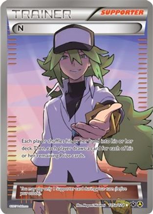 N (Supporter) - 105a/124 (105a/124) Holofoil [Promos: Alternate Art Promos] Pokemon Single Pokémon