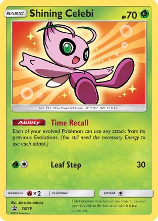 Shining Celebi - SM79 (SM79/248) Holofoil [SM: Black Star Promos] Pokemon Single Pokémon