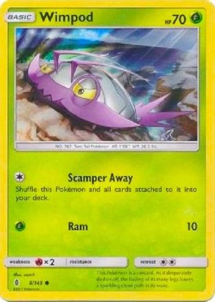 Wimpod 8/145 (Collection Promo) () Holofoil [Promos: League & Championship Cards] Pokemon Single Pokémon
