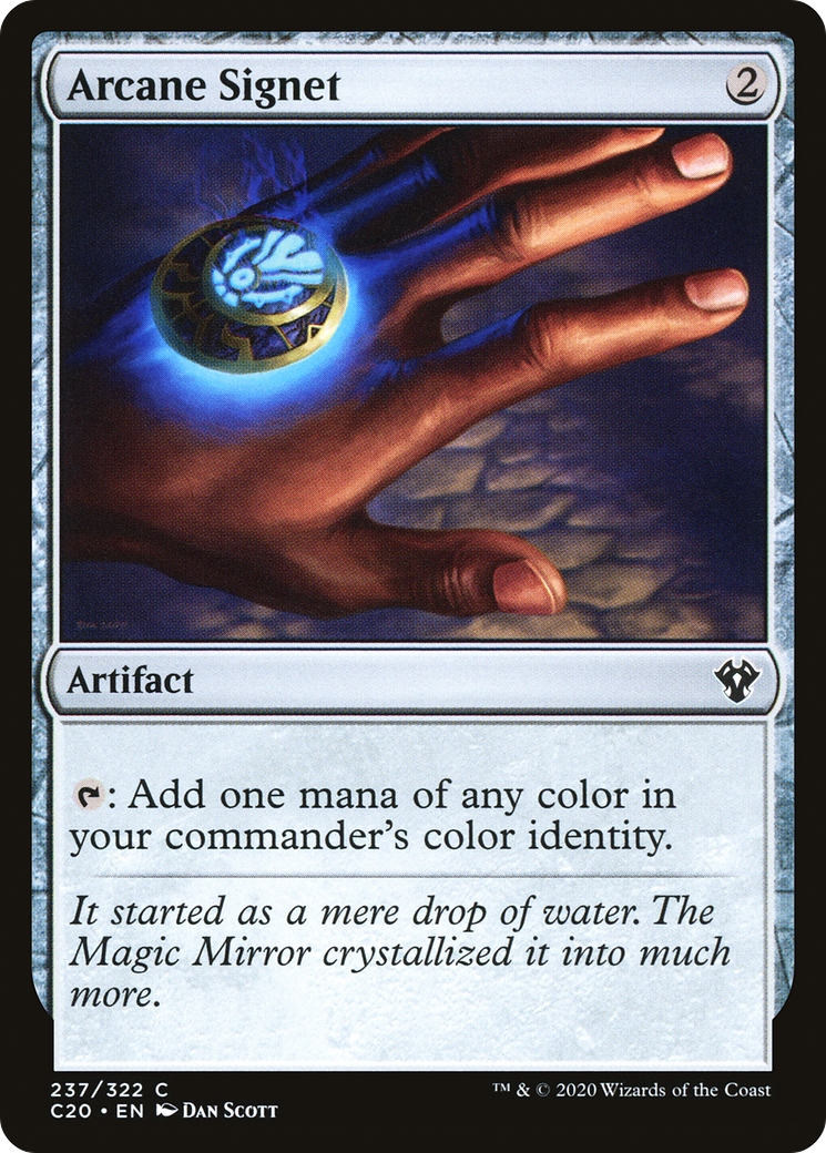 Arcane Signet (C20-237) [Commander 2020] MTG Single Wizards of the Coast