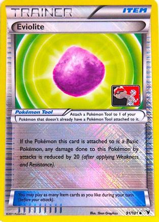 Eviolite - 91/101 (Championship Promo) () Reverse Holofoil [Promos: League & Championship Cards] Pokemon Single Pokémon