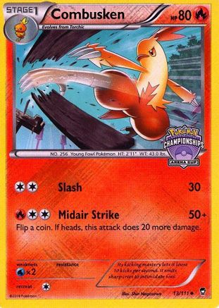Combusken - 13/111 (Arena Cup Championships) () Reverse Holofoil [Promos: League & Championship Cards] Pokemon Single Pokémon