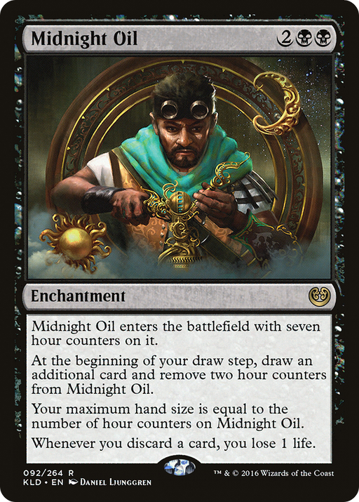 Midnight Oil (KLD-092) [Kaladesh] Foil MTG Single Wizards of the Coast
