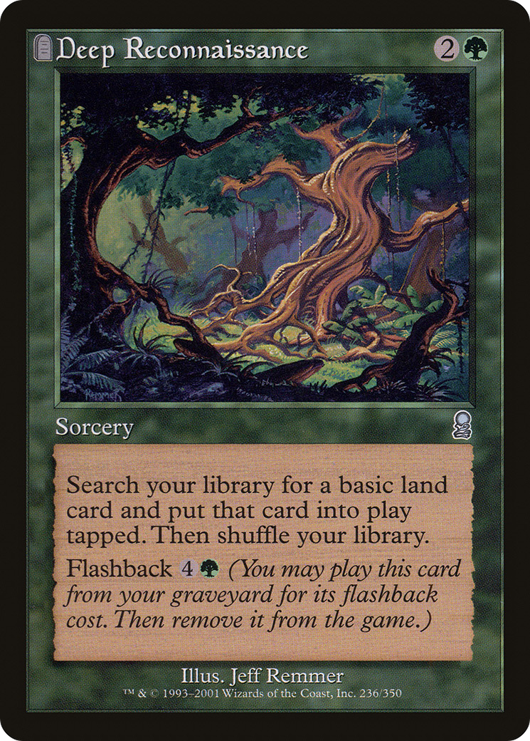 Deep Reconnaissance (ODY-236) [Odyssey] Foil MTG Single Wizards of the Coast