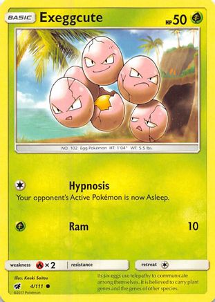 Exeggcute (4/111) [SM: Crimson Invasion] Pokemon Single Pokémon