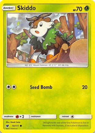 Skiddo (10/111) [SM: Crimson Invasion] Pokemon Single Pokémon