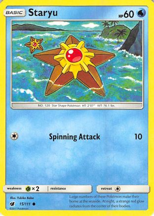 Staryu (15/111) [SM: Crimson Invasion] Pokemon Single Pokémon