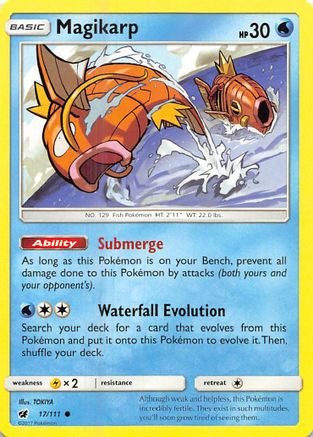 Magikarp (17/111) [SM: Crimson Invasion] Pokemon Single Pokémon