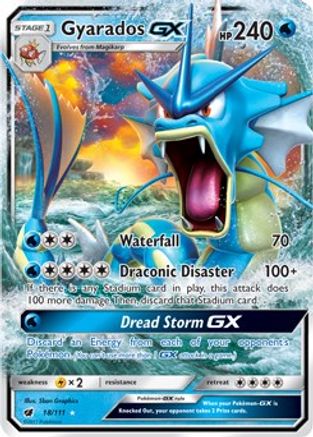 Gyarados GX (18/111) Holofoil [SM: Crimson Invasion] Pokemon Single Pokémon