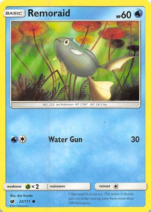 Remoraid (/111) Reverse Holofoil [SM Crimson Invasion] Pokemon Single Pokémon