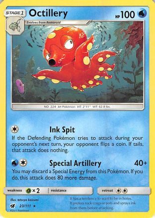 Octillery (/111) Reverse Holofoil [SM: Crimson Invasion] Pokemon Single Pokémon