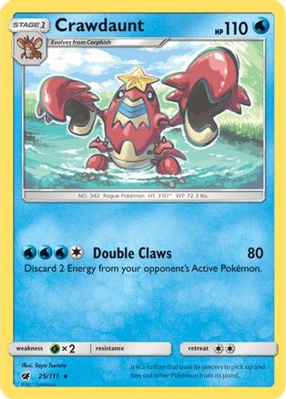 Crawdaunt (/111) [SM: Crimson Invasion] Pokemon Single Pokémon