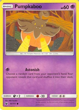 Pumpkaboo (44/111) Reverse Holofoil [SM: Crimson Invasion] Pokemon Single Pokémon