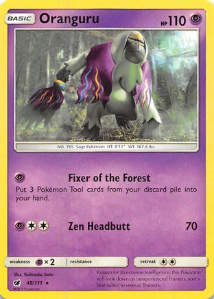 Oranguru (/111) Reverse Holofoil [SM: Crimson Invasion] Pokemon Single Pokémon