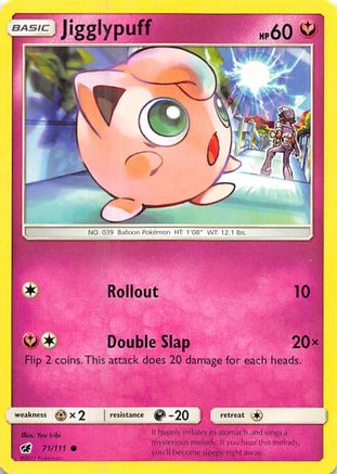 Jigglypuff (71/111) [SM: Crimson Invasion] Pokemon Single Pokémon