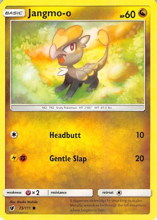 Jangmo-o (75/111) Reverse Holofoil [SM: Crimson Invasion] Pokemon Single Pokémon