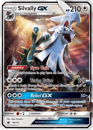 Silvally GX (90/111) Holofoil [SM: Crimson Invasion] Pokemon Single Pokémon