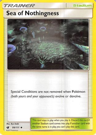 Sea of Nothingness (99/111) Reverse Holofoil [SM: Crimson Invasion] Pokemon Single Pokémon