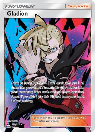 Gladion (Full Art) (109/111) Holofoil [SM: Crimson Invasion] Pokemon Single Pokémon