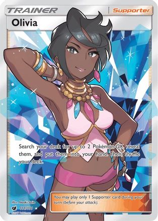 Olivia (Full Art) (111/111) Holofoil [SM: Crimson Invasion] Pokemon Single Pokémon