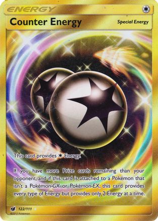 Counter Energy (Secret) (/111) Holofoil [SM: Crimson Invasion] Pokemon Single Pokémon