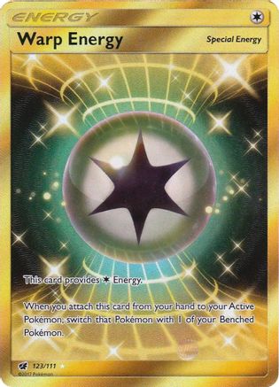 Warp Energy (Secret) (/111) Holofoil [SM: Crimson Invasion] Pokemon Single Pokémon