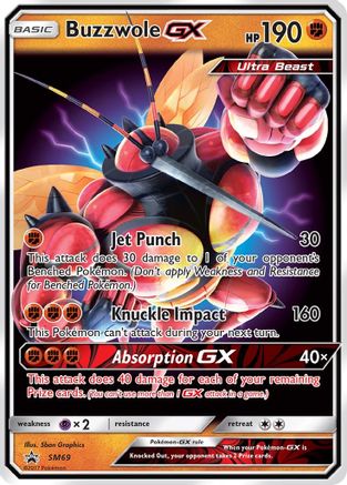 Buzzwole GX - SM69 (/248) Holofoil [SM: Black Star Promos] Pokemon Single Pokémon