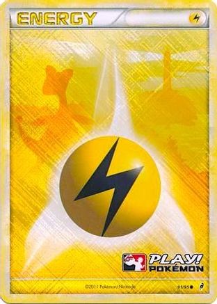 Lightning Energy - 91/95 (Play! Pokemon) Holofoil [Promos: League & Championship Cards] Pokemon Single Pokémon
