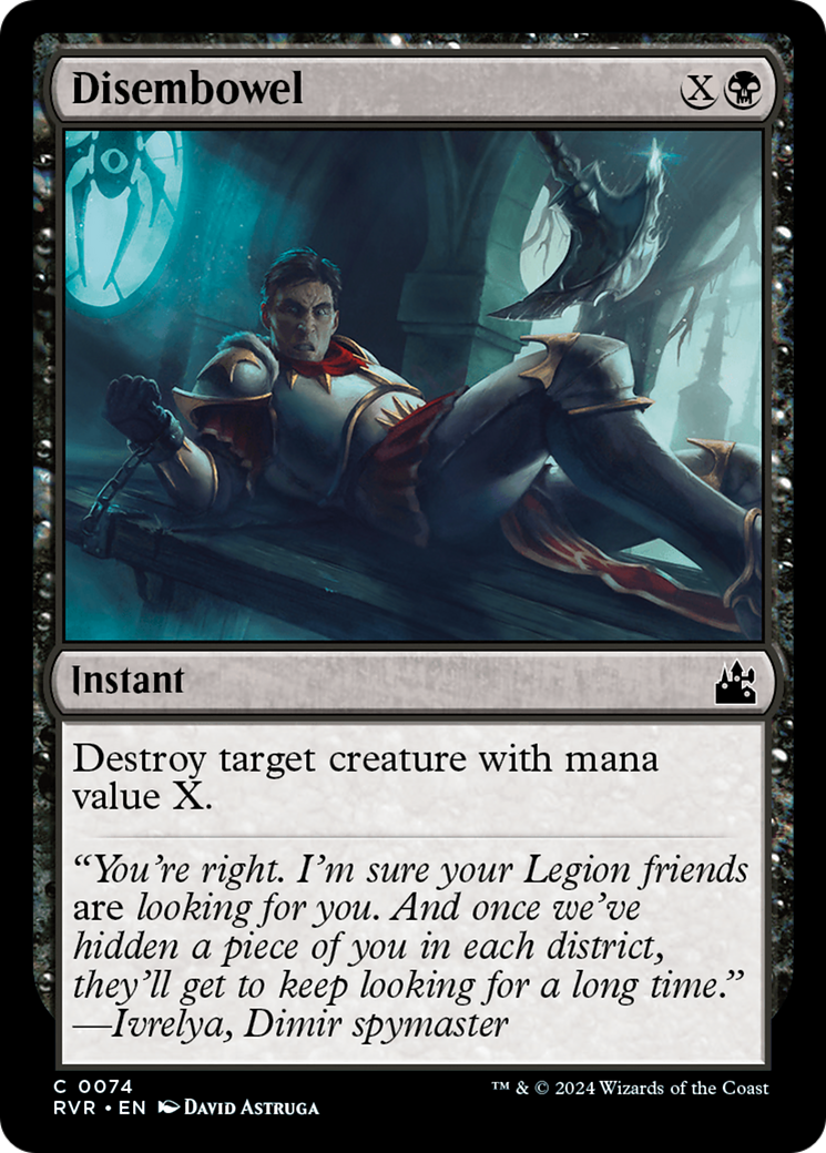 Disembowel (RVR-074) [Ravnica Remastered] Foil MTG Single Wizards of the Coast